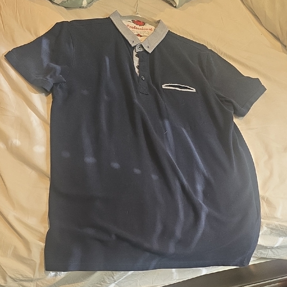 Professional Navy Polo Shirt for Men